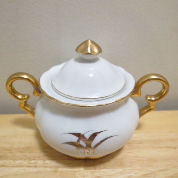 Coffee Tea 15pc Set Oakwood Japan Grain/Grasses Cream Sugar Teacups Saucers - Picture 9 of 16